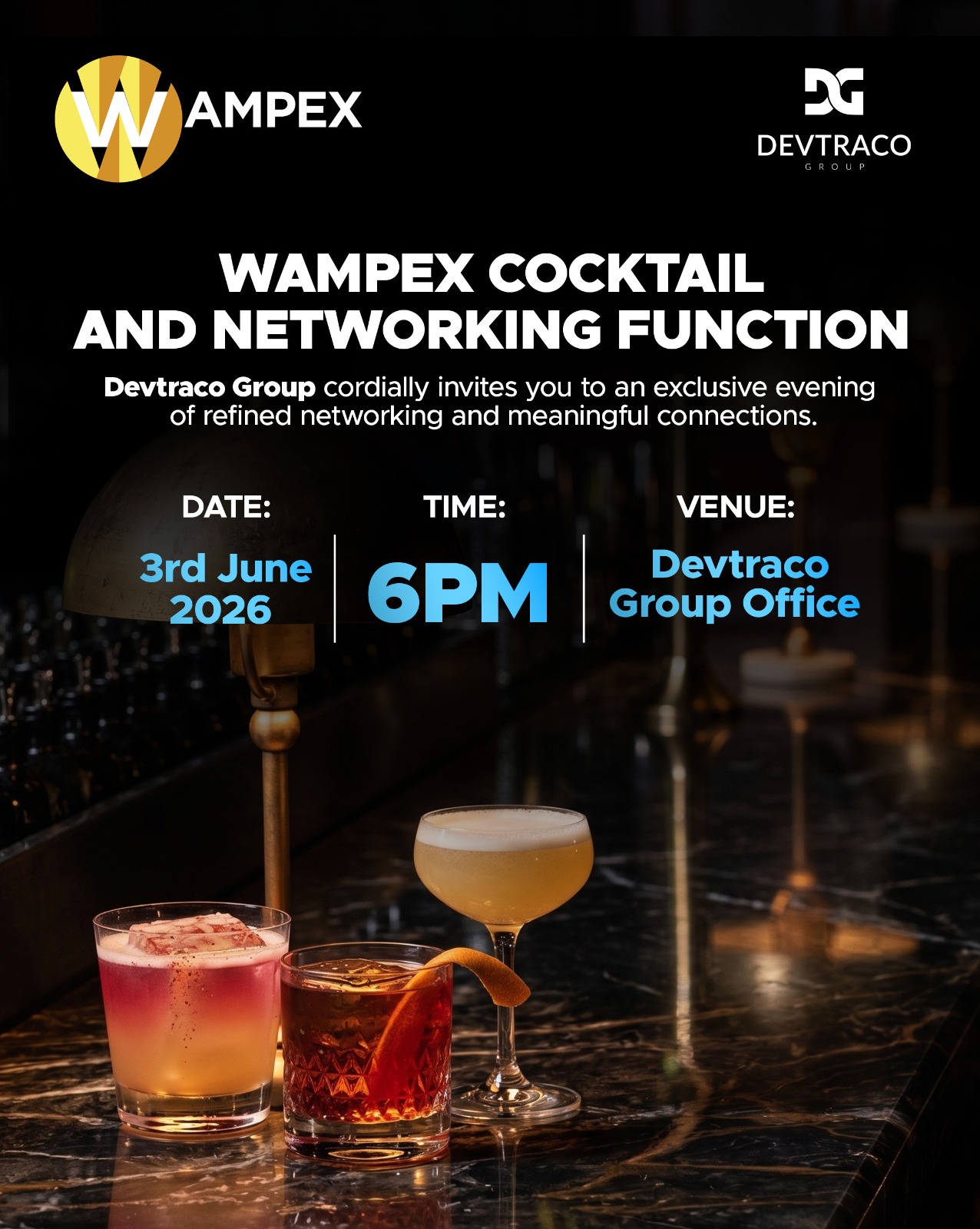 WAMPEX COCKTAIL AND NETWORKING FUNCTION
